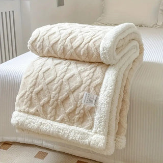 Cozy Plush Throw Blanket, Warm and Soft
