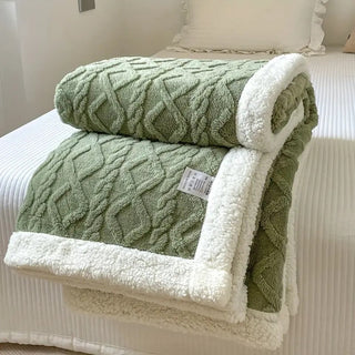Cozy Plush Throw Blanket, Warm and Soft