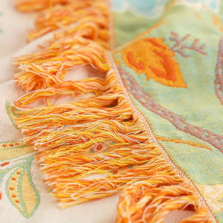 Rustic Floral Throw Blanket | Bohemian Style