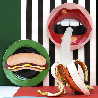 Art Deco Table Lamps, Banana-Themed Design