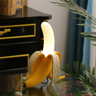 Art Deco Table Lamps, Banana-Themed Design