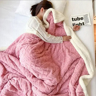 Winter Throw Blanket Thick Cosy
