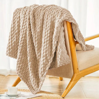 Cozy Plush Throw Blanket, Warm and Soft