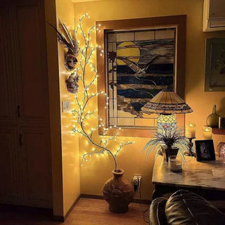 Vibrant LED Grape Vine Lights, Decorative Illumination