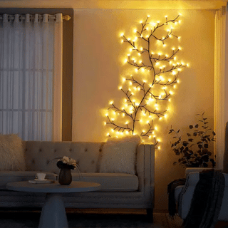 Vibrant LED Grape Vine Lights, Decorative Illumination