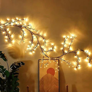 Vibrant LED Grape Vine Lights, Decorative Illumination