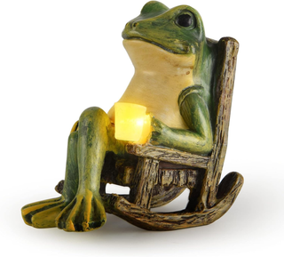 Radiant Garden Frog, Illuminated