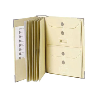 Document Binder With Organiser Envelopes “In Case I Go Missing” Design