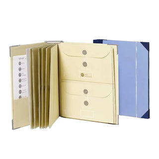 Document Binder With Organiser Envelopes “In Case I Go Missing” Design