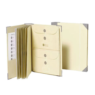 Document Binder With Organiser Envelopes “In Case I Go Missing” Design