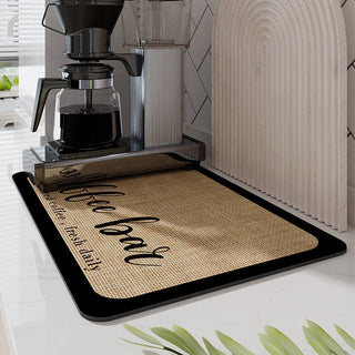 Kitchen Water Absorbing Draining Mat Non-Slip PVC Pad
