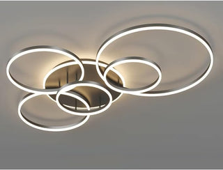 Contemporary Black Ceiling Light, Sleek Design