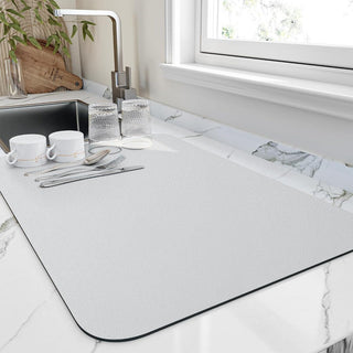 Absorbent Kitchen Dish Mat, Quick-Drying