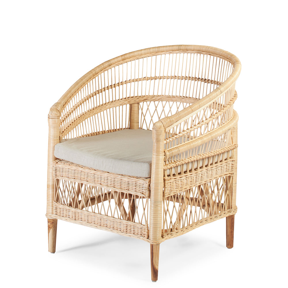 Malawi Natural Rattan Chair - Handcrafted Seating – Casachicstore