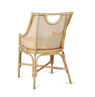 Weave Rattan Dining Chair Alice Light Natural