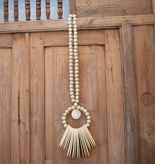 Necklace Asha Wooden Beaded