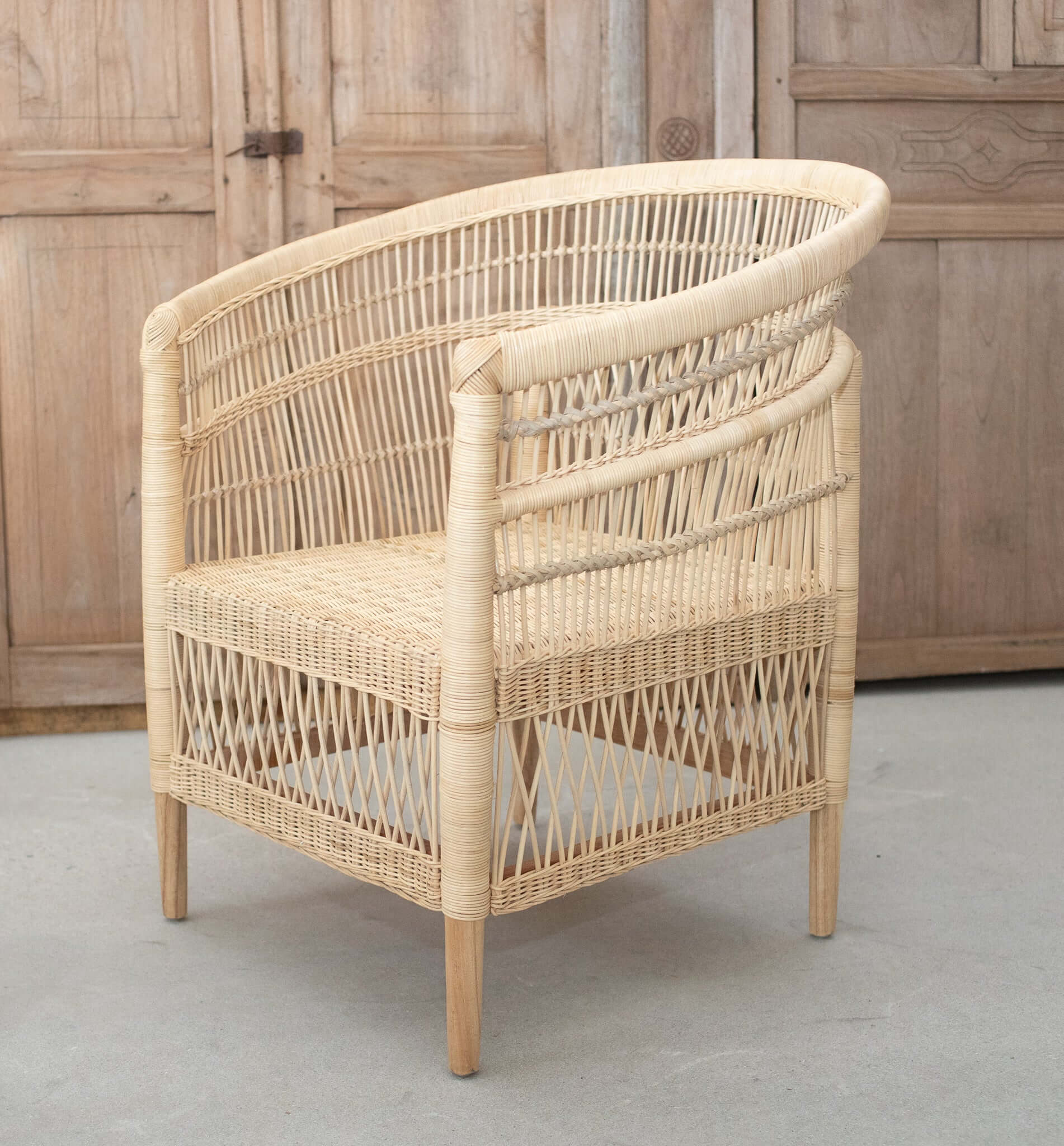 Malawi Natural Rattan Chair - Handcrafted Seating – Casachicstore
