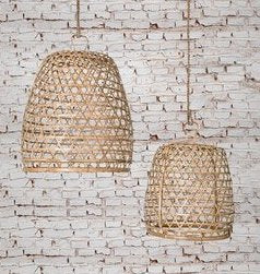 Bamboo Cage Lampshade